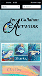 Mobile Screenshot of jenartwork.com